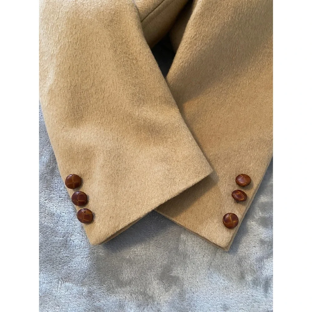 Oak Hall Sport Coat Mens 42R Tan 100% Camel Hair Bradford Gold‎ Label Blazer USA